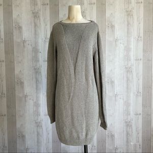 T Alexander Wang Gray Sweater Dress size small